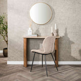 Monza Kurve Kapitell Keramik Travertin 100 cm 