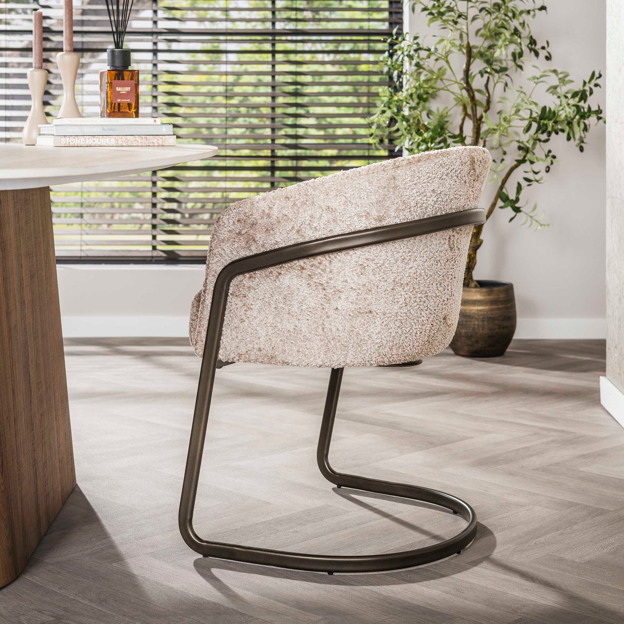 Satz von 2 Esszimmerstühlen Reno Alura Sand 