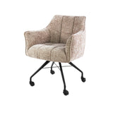 Satz von 2 Esszimmerstühlen Hoven Rich Sand Elegant 