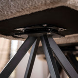 Draaibare Eetkamerstoel Lino Bouclé Zand