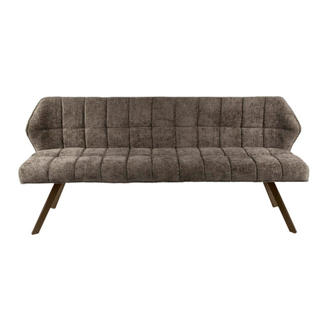 Esszimmerbank Gitter taupebrauner Chenille