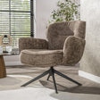 Sessel - Savona Drehsessel Hoven Rich Stoff Champagner - Dimehouse