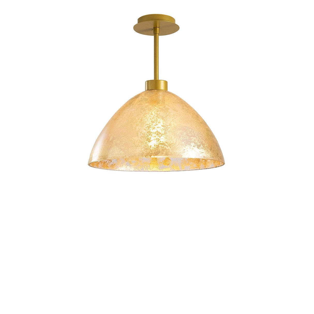 Hanglamp Goud Glas Crest