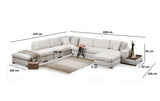 Ecksofa Loop Beige