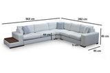 Ecksofa Loop Beige