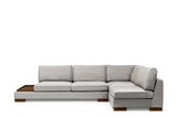 Rechtes Ecksofa Tulip Light Grey