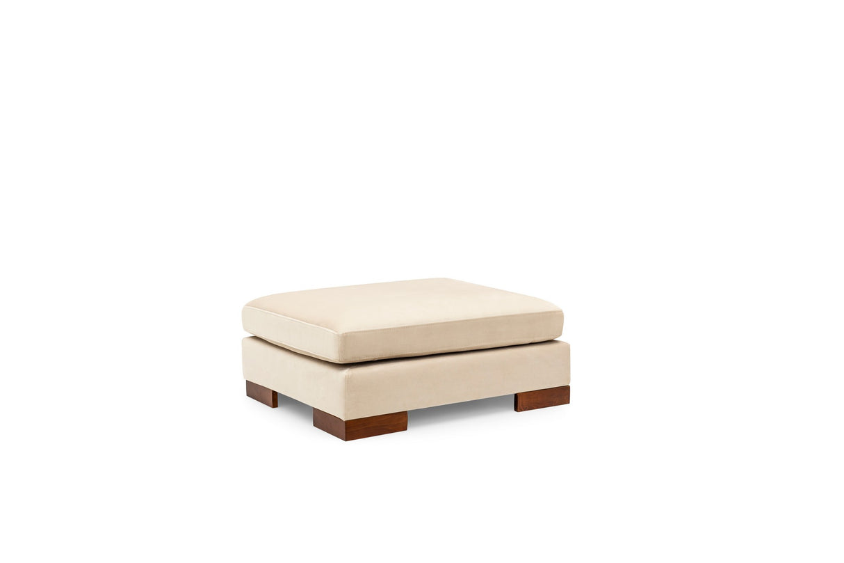 Rechtes Ecksofa Tulip Beige