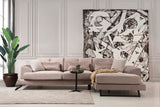 Ecksofa rechts Frido Beige