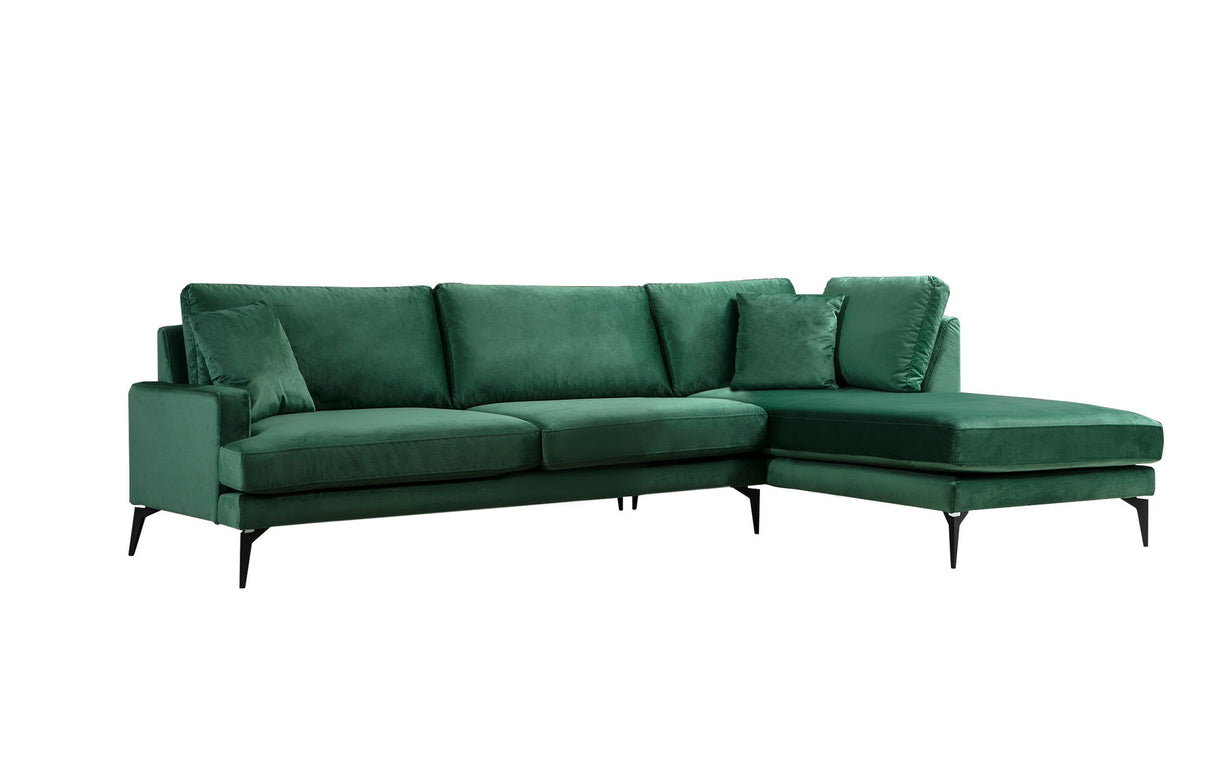 Ecksofa Papira Grün