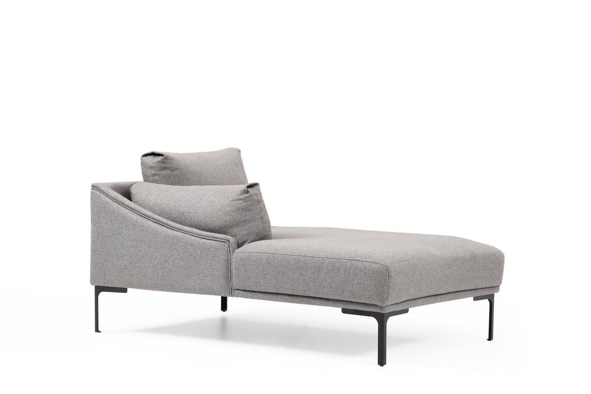 Ecksofa links Leo Grey