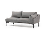 Ecksofa links Leo Grey