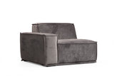 2-Sitzer-Sofa Lego Grau