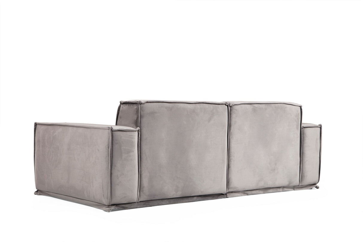 2-Sitzer-Sofa Lego Grau