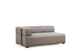 Rechtes Ecksofa Gondol Grey