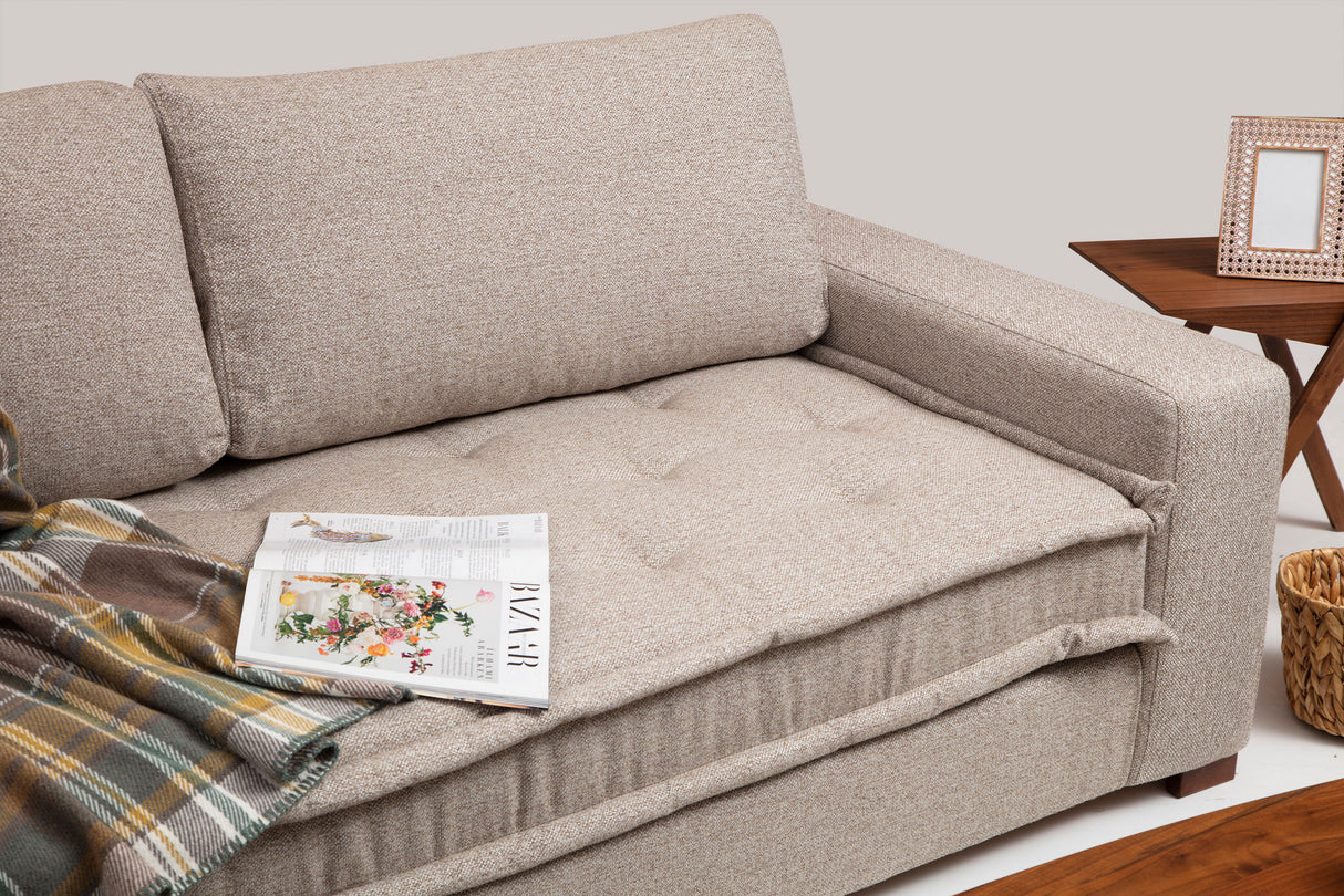 Ecksofa Lena Sandbeige