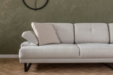 Rechtes Ecksofa Mustang Beige