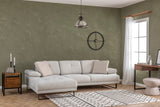 Ecksofa links Mustang Beige