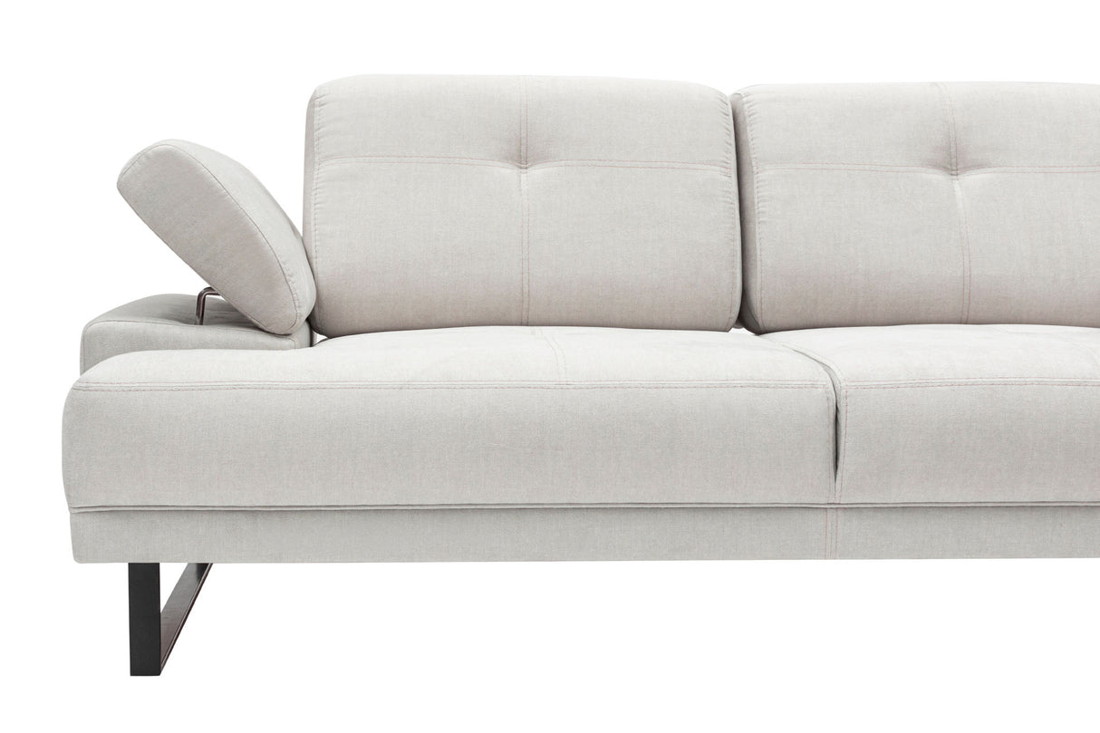 Rechtes Ecksofa Mustang Beige