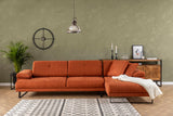 Rechtes Ecksofa Mustang Orange