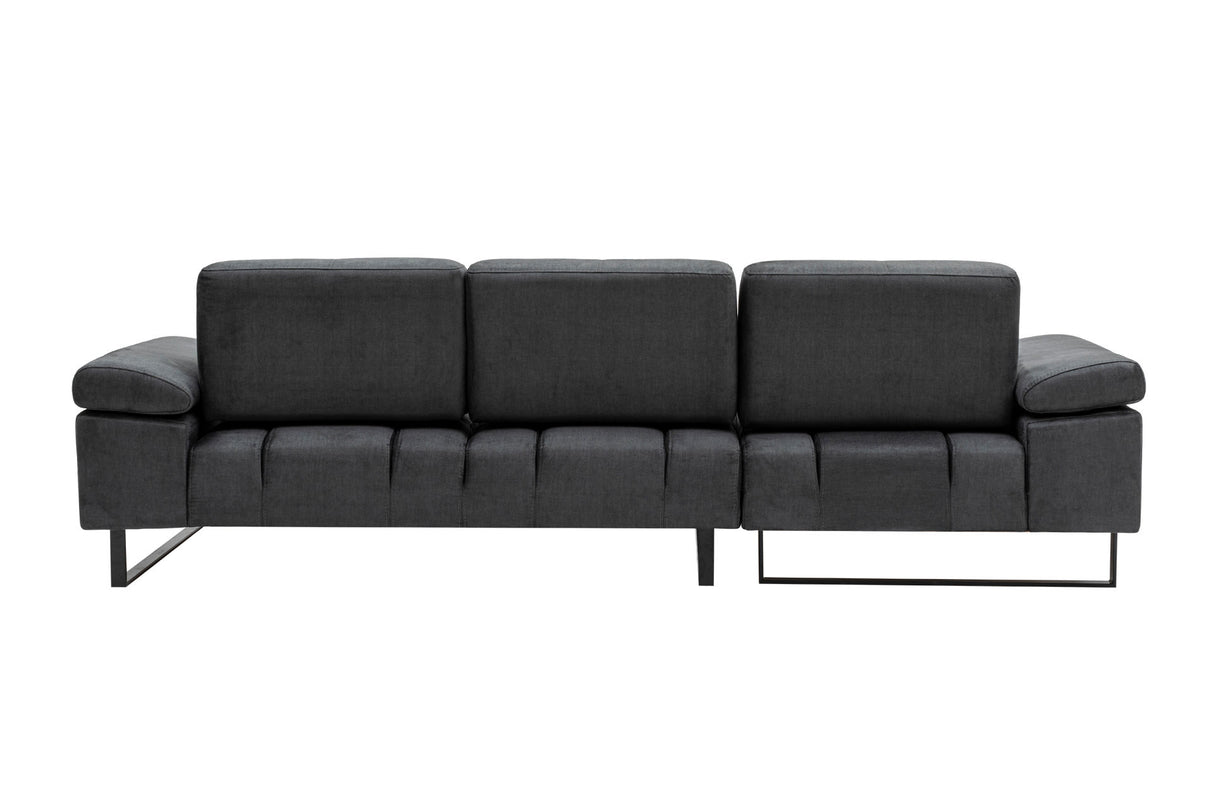 Ecksofa links Mustang Anthrazit