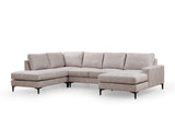 Ecksofa Porto Beige