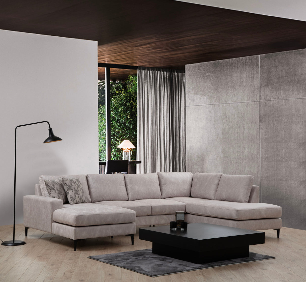 Ecksofa Porto Beige