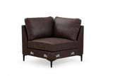 Ecksofa Porto Brown