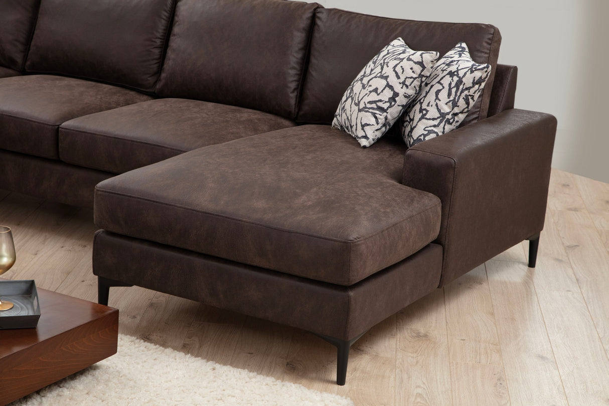 Ecksofa Porto Brown