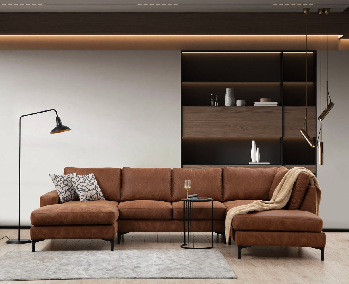 Ecksofa Porto Camel