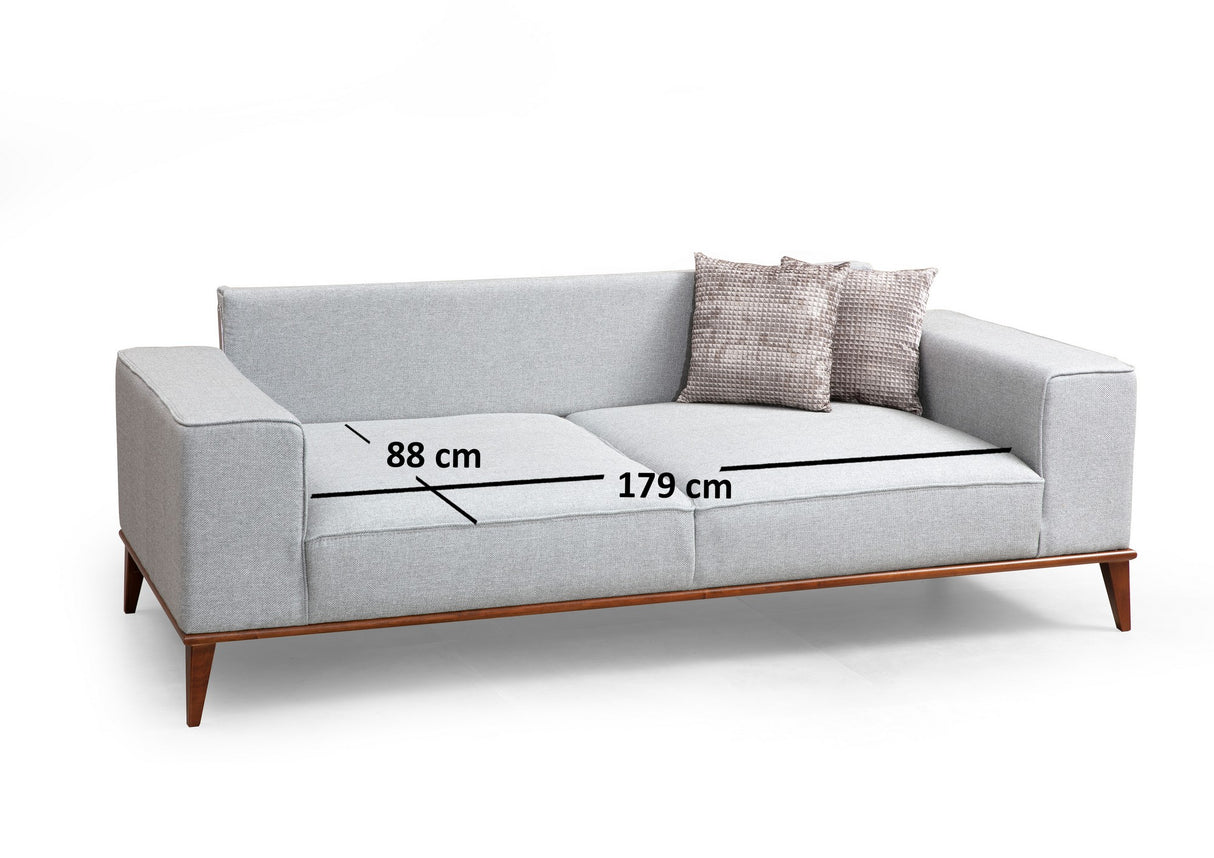 3-Sitzer-Schlafsofa Montana Grey