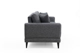 3-Sitzer-Schlafsofa Nordic Dark Grey