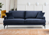 3-Sitzer-Sofa Papira Marineblau