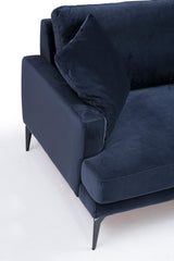 3-Sitzer-Sofa Papira Marineblau