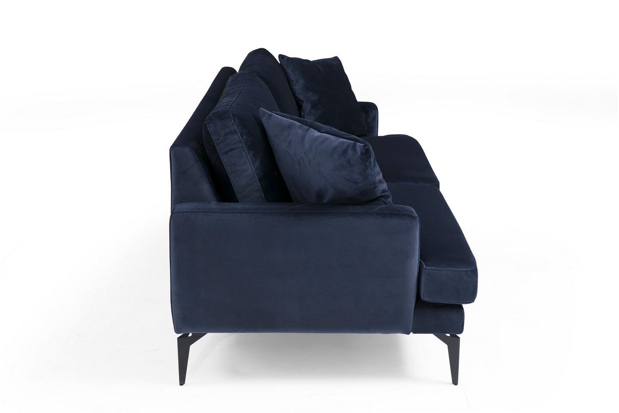 3-Sitzer-Sofa Papira Marineblau