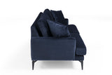 3-Sitzer-Sofa Papira Marineblau