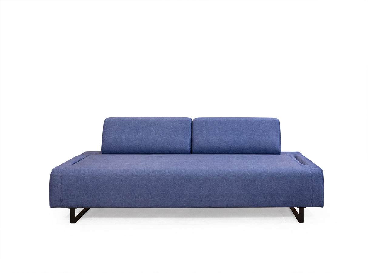 3-Sitzer-Infinity-Schlafsofa in Blau