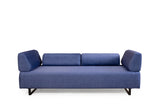 3-Sitzer-Infinity-Schlafsofa in Blau