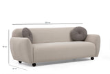 3-Sitzer-Sofa Eddy Cream