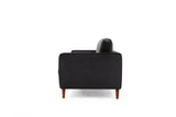 3-Sitzer-Sofa Rome Black Oak