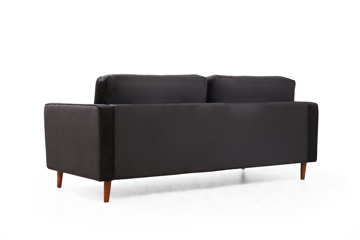 3-Sitzer-Sofa Rome Black Oak