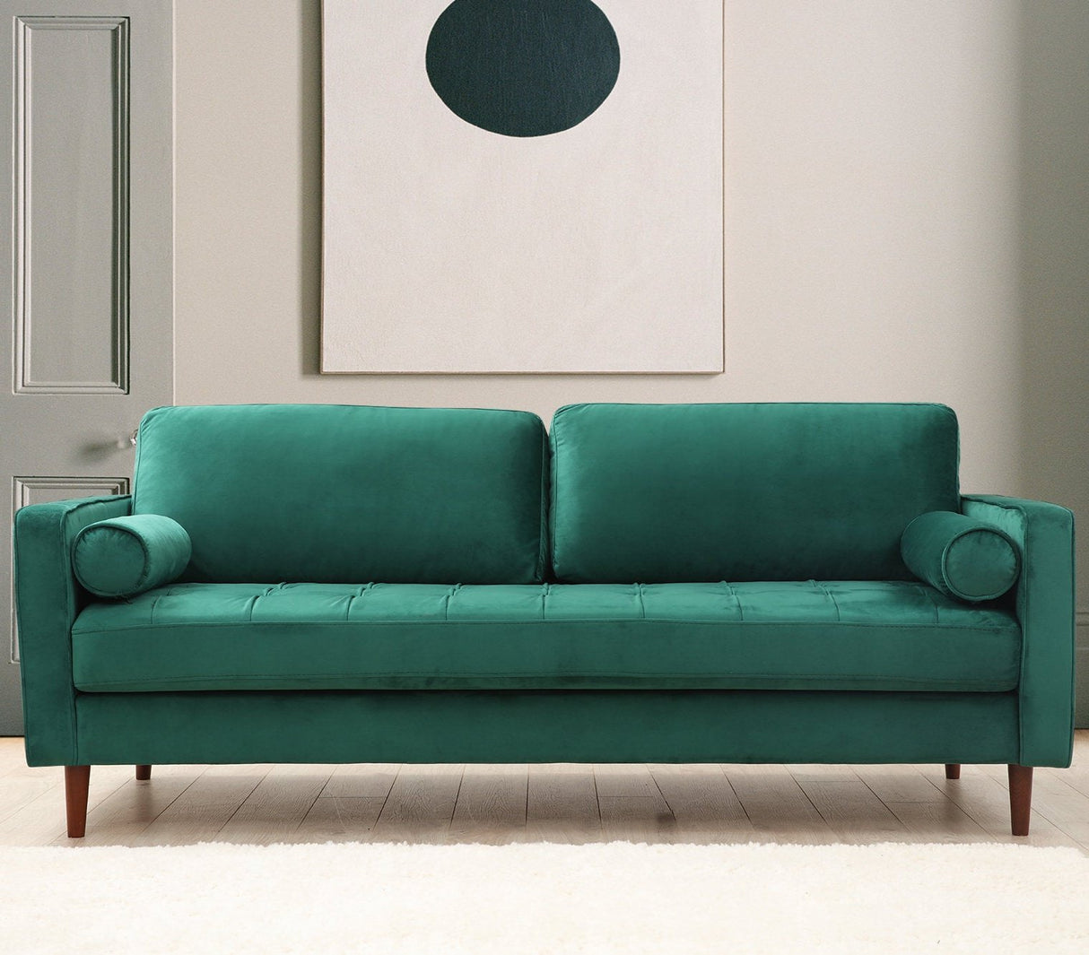 3-Sitzer-Sofa Rome Green