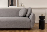 3-Sitzer-Sofa Eddy Hellgrau