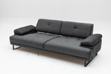 3-Sitzer-Schlafsofa Mustang Anthrazit