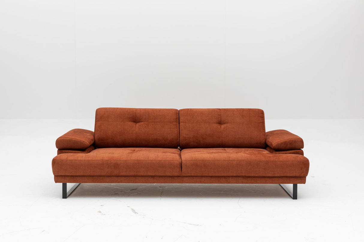 3-Sitzer-Schlafsofa Mustang Orange