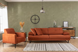 3-Sitzer-Schlafsofa Mustang Orange