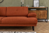 3-Sitzer-Schlafsofa Mustang Orange