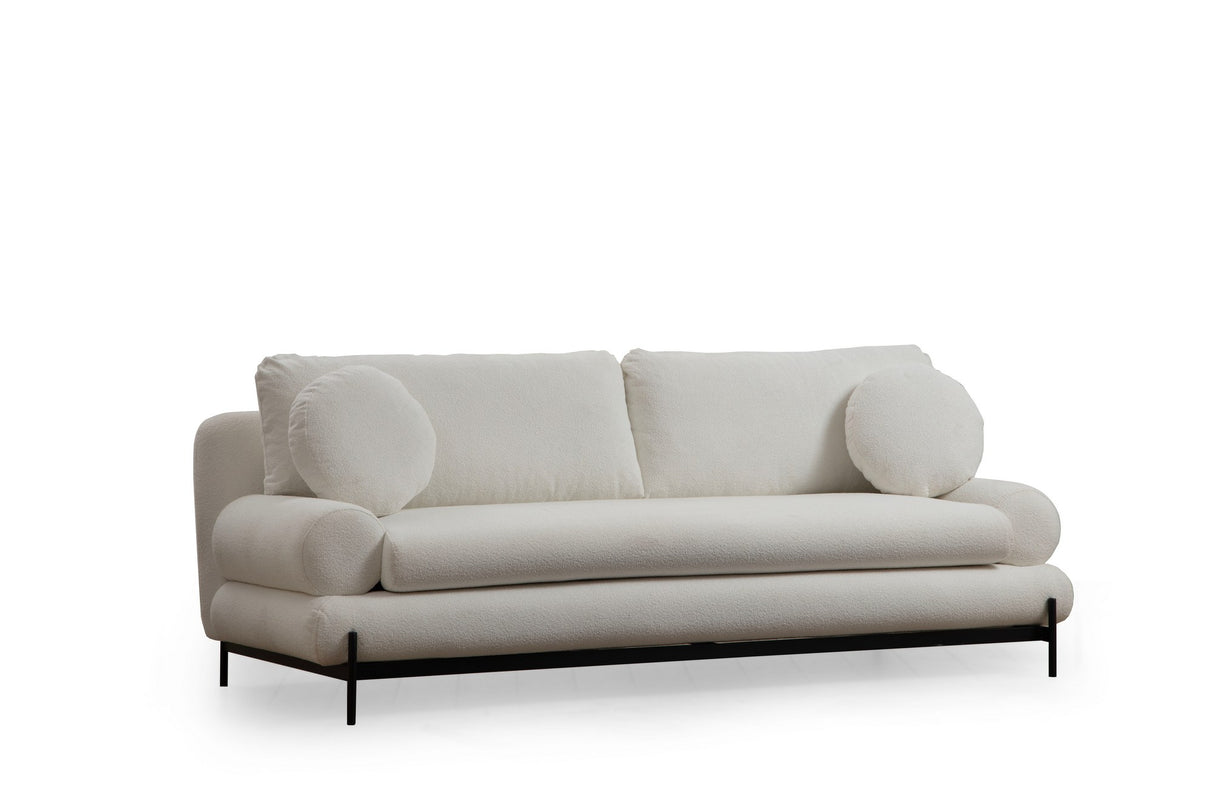 3-Sitzer-Sofa Livorno Weiß