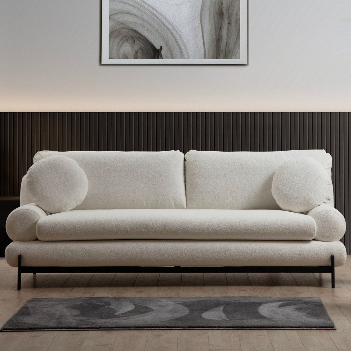 3-Sitzer-Sofa Livorno Weiß