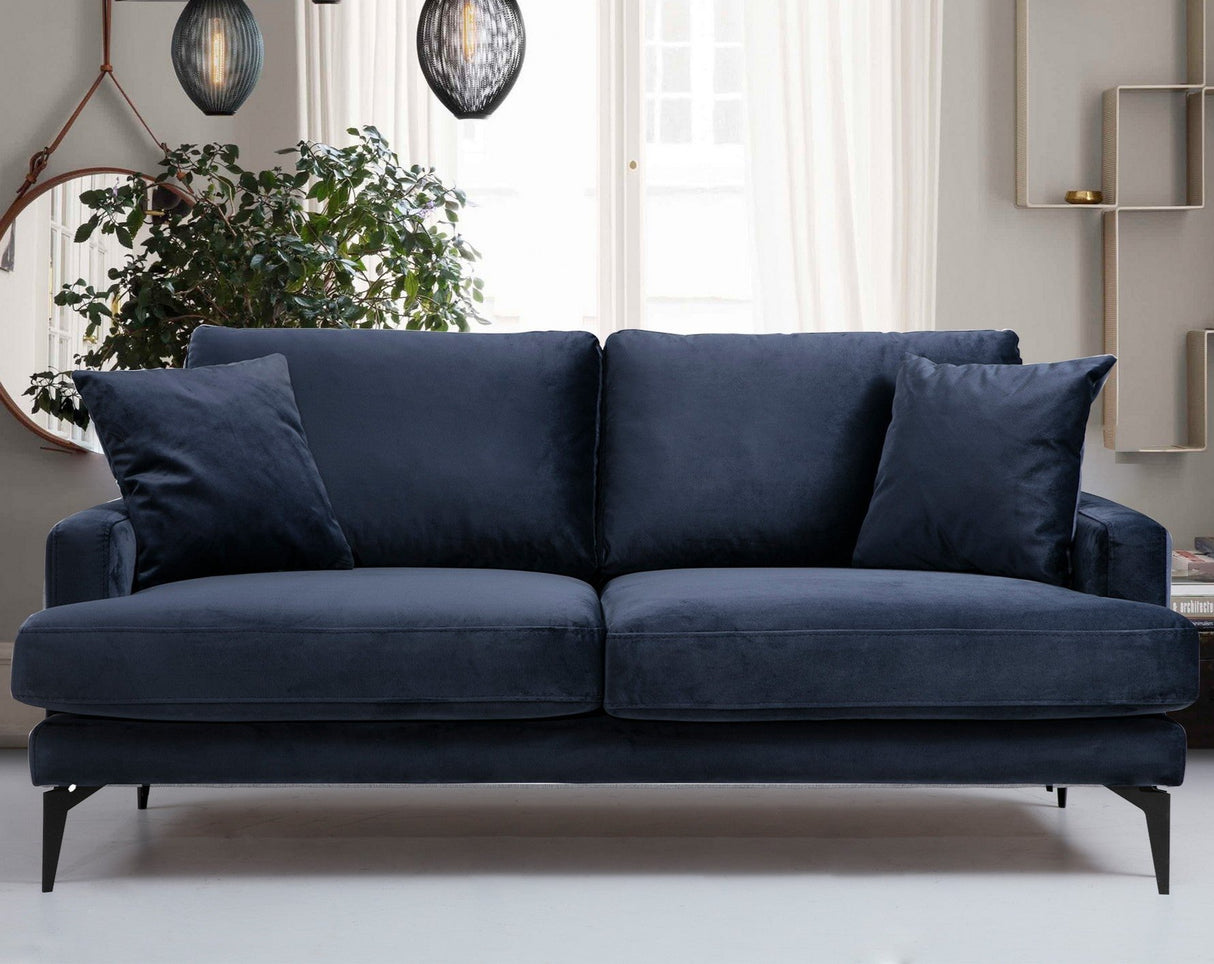 2-Sitzer-Sofa Papira Marineblau