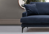 2-Sitzer-Sofa Papira Marineblau